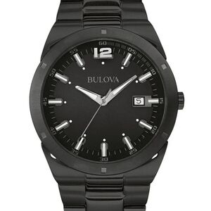 Bulova Black Watch with Date Display